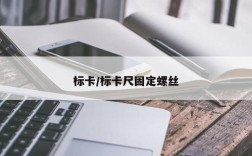 标卡/标卡尺固定螺丝