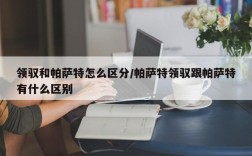 领驭和帕萨特怎么区分/帕萨特领驭跟帕萨特有什么区别