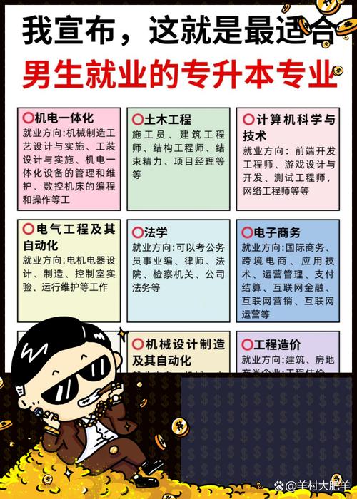 男孩学什么专业比较好就业/男孩学什么专业前景好2020